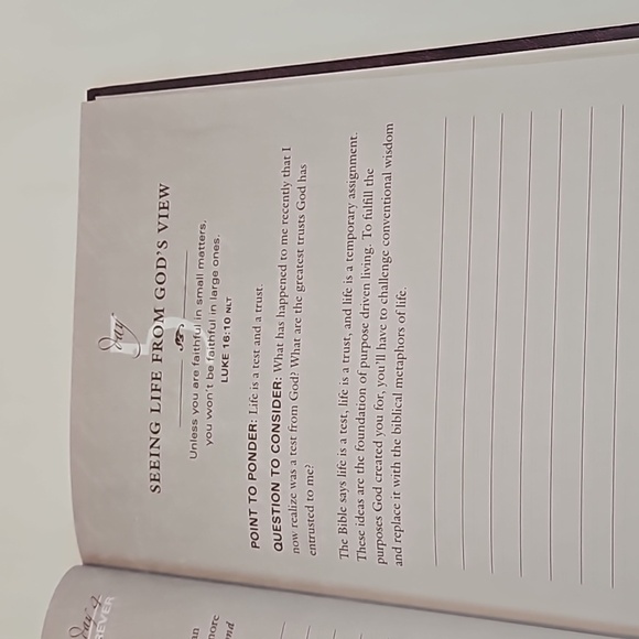 The Purpose Driven Life Journal Rick Warren  Inspirio Prayer Book 2002 - Picture 12 of 17